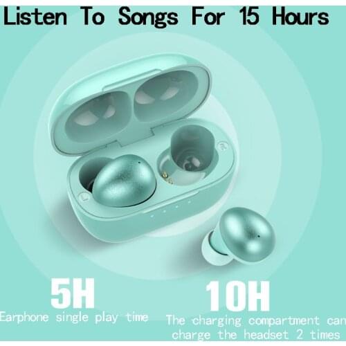 OVEVO Q88 Dynamic Drive In Ear 5.0 Bluetooth HiFi Music Headphones Noise Reduction Waterproof Sports Earphones Earplugs with Mic