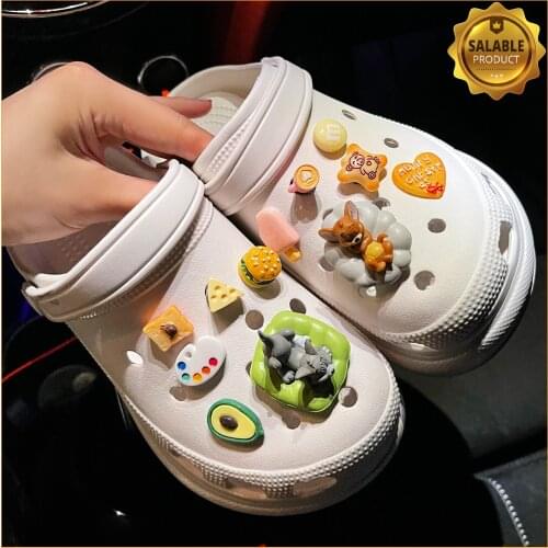 New Cat and Mouse Cartoon Shoes Designer Croc Charms DIY Anime Decaration Accessories Clogs JIBS for Croc Kid Boy Girl Gifts