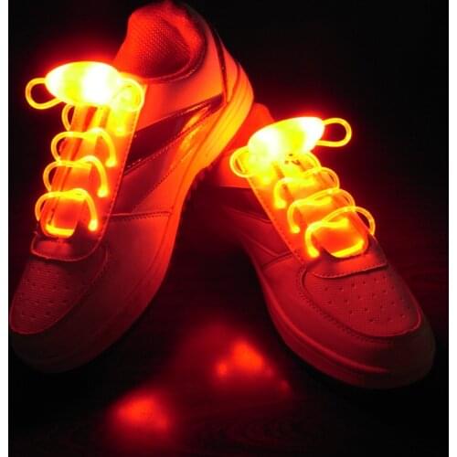 New Multi-Color Cool Night Run Neon LED Shoe laces Shoes Strap Glow Stick Light Shoelaces Accessories Party Supplies LED Shoe