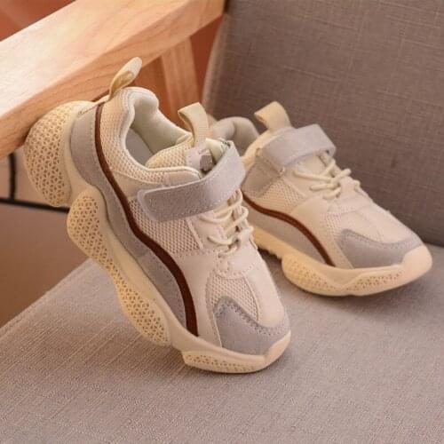 Boys' Student Shoes 2021 Spring And Autumn New Breathable Mesh Running Shoes Girls' Shoes Leisure Childrens Shoes Sports Shoes