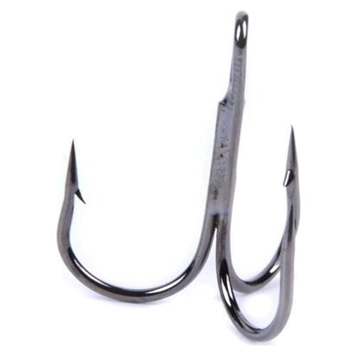 100pcs Sharp Anchor Hook Size 2#-3/0# Sea Fishing Hooks Treble Hook Triple Hooks For Fishing Anzol De Pesca Catfish