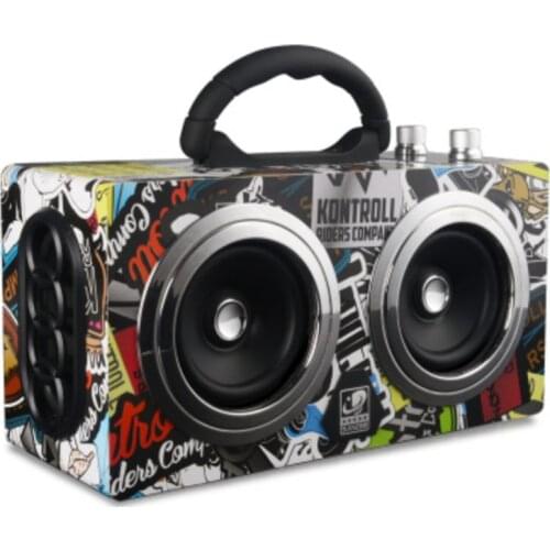 5200mAh Outdoor High-power Bluetooth Speaker Box Super Bass Soundbar Portable Audio Player Subwoofer Music Center Radio Receiver