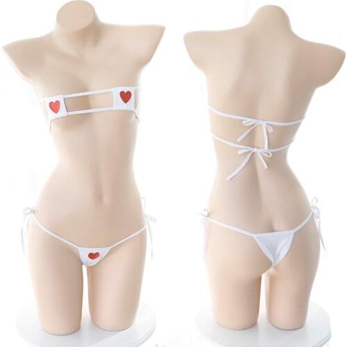 Sexy Kawaii Style Womens Lingerie 2PCS Set Bra &Panties Set Bikini Cute Lolita Underwear Cosplay Hot Fetish Sexy Lingerie