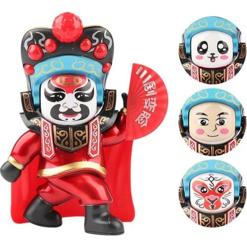 Traditional Creative Face Changing Makeup Doll Sichuan Figure Chinese Opera Toy Home Decor Tabletop Ornaments Gift
