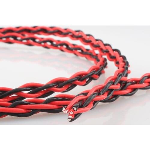 High Quality 8AG 6AG OCC Copper Silver Plated Wire Cable for HIFI Audio Speaker Amplifier Turntable CD Player