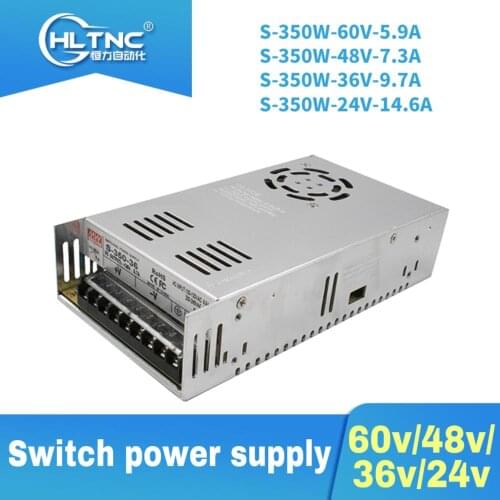 High-quality switch power supply AC DC adapter 350w 24V/36V/48V/60V for motor kits if need more please contact with me for CNC