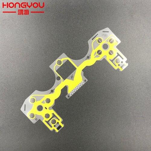 For PS4 Version 2.0 Yellow Keypad Replacement Part Conductive Film for Sony Playstation 4 PS4 Controller