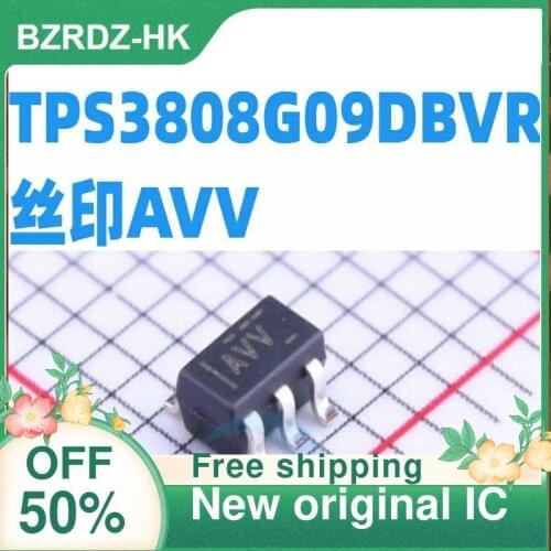 2-10PCS/lot TPS3808G09DBVR AVV SOT23-6 New original IC