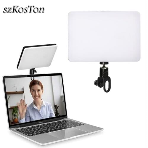 10inch LED Video Light Panel Conference Lighting For Laptop Computer Photography Lamp With Remote Control For Youtube Game Live