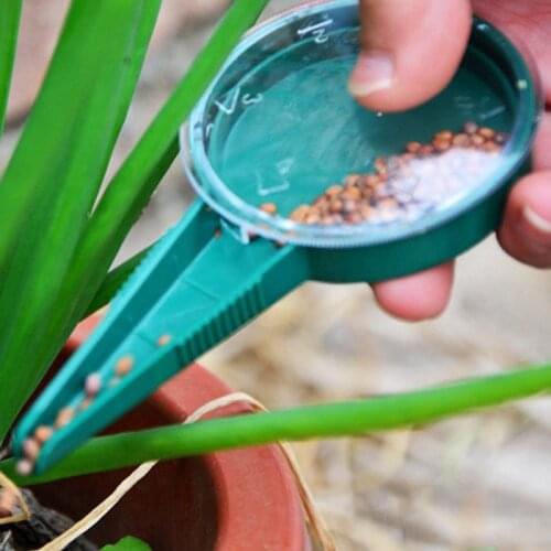 5 Files Adjustable Seeder Dial Disseminator Seeder Seed Sower Adapt To All Sizes Sowing Funnel Type Apparatus Gardening Tools