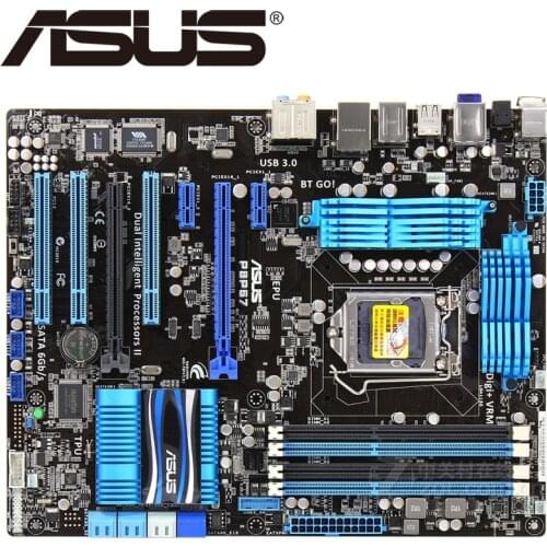 Asus P8P67 Desktop Motherboard P67 Socket LGA 1155 i3 i5 i7 DDR3 32G ATX UEFI BIOS Original Used Mainboard On Sale