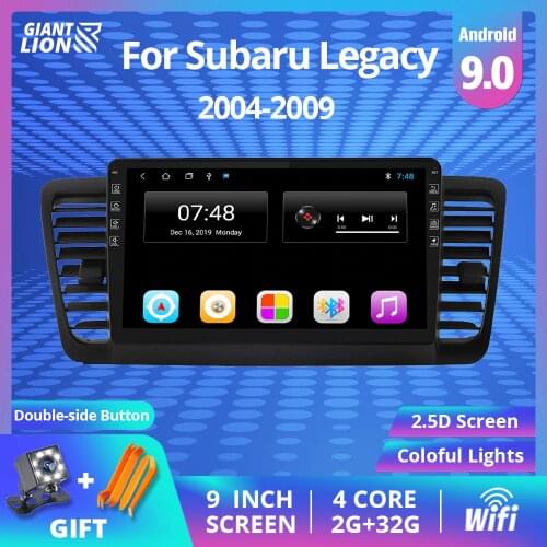 2DIN Android 9.0 Car Radio For Subaru Outback Legacy 2004~2009 Car Android Multimedia Player Car GPS Navigation 2din DVD Player