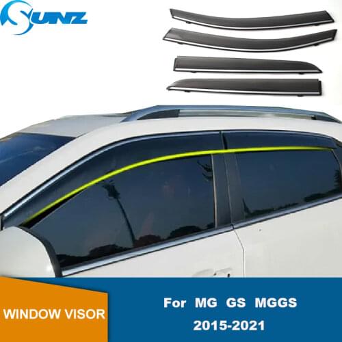 Side Window Deflectors For MG GS MGGS 2015 2016 2017 2018 2019 2020 Smoke Car Window Shield Sun Rain Deflector Guards SUNZ
