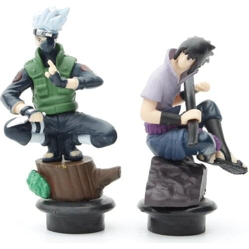 6 Chess Naruto Naruto Kakashi Sasuke Gaara Haruno Sakura Shikamaru Figure Figure