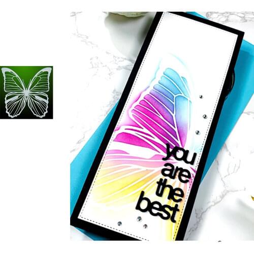 Hexapod Butterfly Stencil for 2021 Scrapbook Diary Decoration Embossing Template Diy Greeting Card Maker Albums Handmade