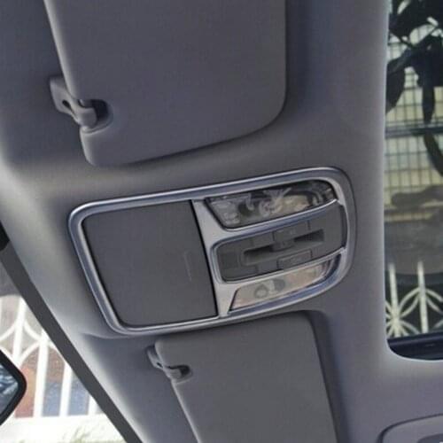 Car ABS Chrome Interior Front reading Light Cover For 2016-2017 2018 LHD Kia Sportage