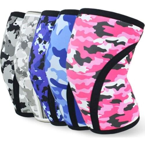 Camouflage Knee pads Sport fitness Gym Basketball Volleyball Protective gear Joint Support Protector Elasticity Knee Protector