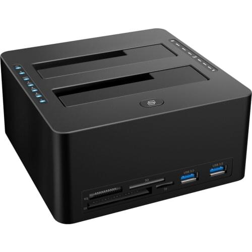 HDD enclosure USB 3.0 to SATA 2.5/3.5 Inch laptop hard drives Dock with card reader