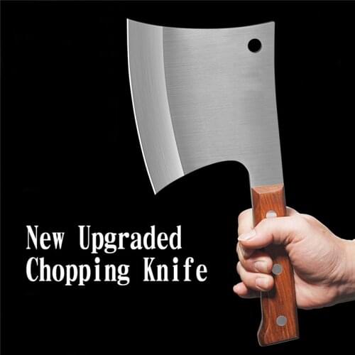LIUZHANGYU Forged Cut Bone Axe Kitchen Chop Bone Knife Hotel Slaughter Chef Professional Handmade Chopper Stainless Steel Cuttin