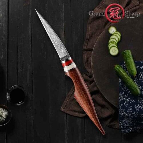 Kitchen Carving Knife 67 Layers Damascus Steel Sharp Vegetable Fruit Platter Carving Main Master Kitchen Knives Grandshar