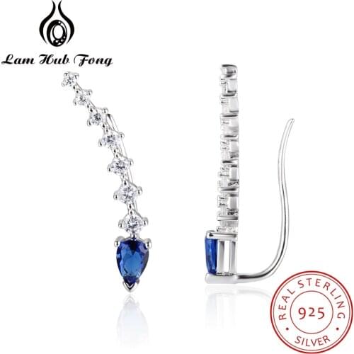 Серебряные серьги Lam Hub Fong China At AliExpress