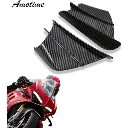 Motorcycle Winglet Aerodynamic Wing Kit Spoiler HONDA CBR650R CBR650F CBR500R CBR1000RR Yamaha BWS RS JOG JOE GP