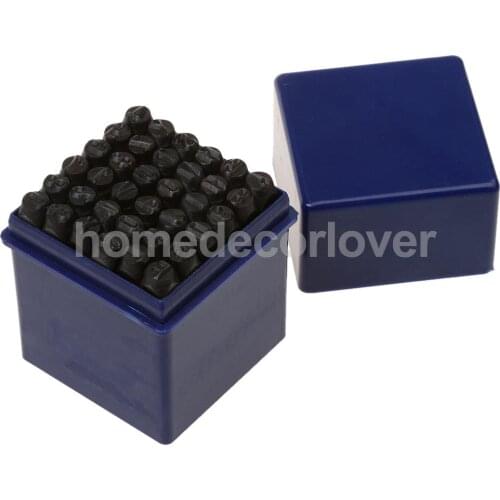36pcs Letter and Number Stamp Punch Set Metal Wood Leather Punch Stamp