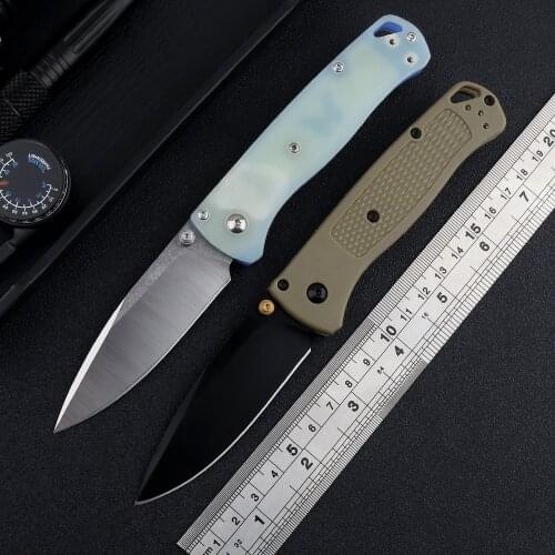 New 535 S Customized Folding Knife S30V Blade Tactical Camping Survival G10/Nylon Fiber Handle Outdoor Hunting EDC Tool Knife