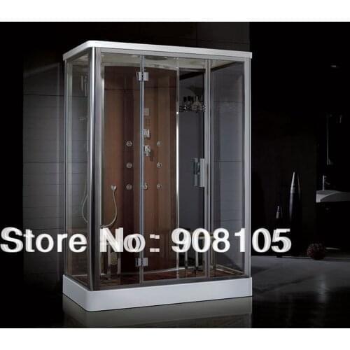Steam room glass swing door shower enclousre show cabin with steam generator and controller