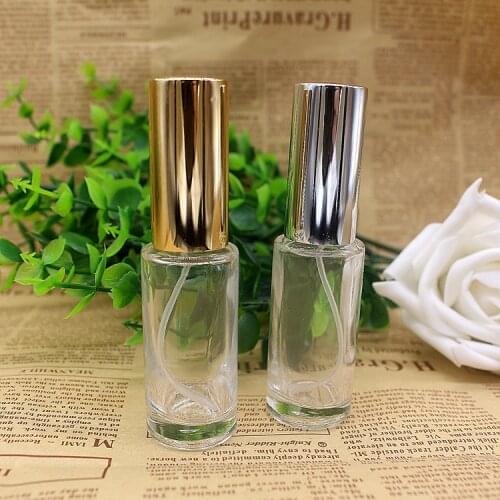 20ML Transparent Round Perfume Glass Empty Epray Cosmetic Bottle 2PCS/LOT