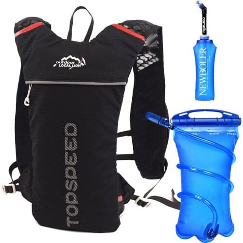 Trail Cycling Hydration Backpack Water Bag Outdoor Jogging Sport Backpack Running Backpack Optional 2L Bladder Water Bag