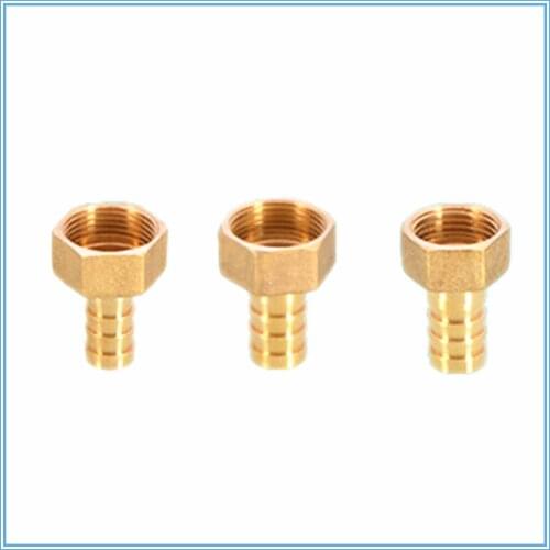 Pipe Fitting ID 8mm 10mm 12mm 14mm 16mm 19mm Hose Barb Tail 3/4 BSP Female Thread Connector Joint Copper Coupler Adapter