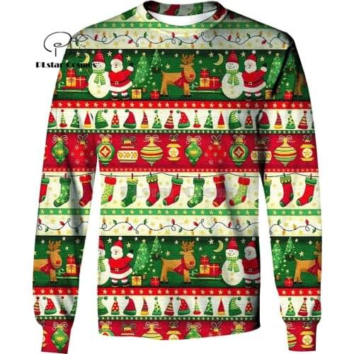 Merry Christmas Tree 3d Printed Women Men sweater hoodies/Sweatshirt Winter autumn funny Harajuku Halloween cosplay streetwear