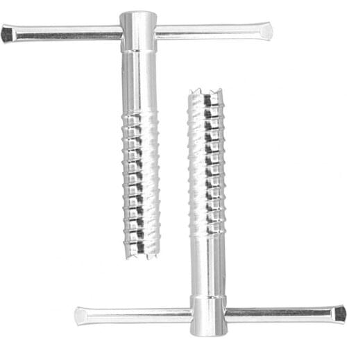 T-Shaped Spiral Tent Peg Aluminum Alloy Ground Stakes Nails for Outdoor Sports