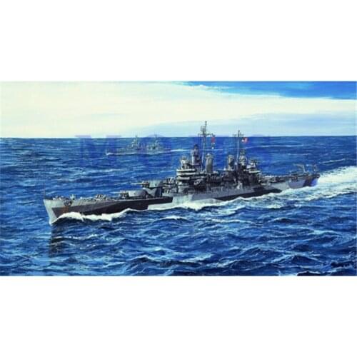 Trumpeter scale ship 1/700 05726 USS PITTSBURGH CA-72 assembly model kits scale ship modle building scale battle ship
