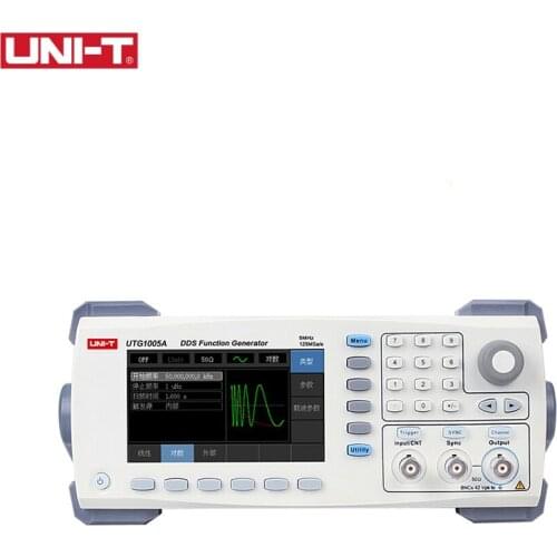 UNI-T UTG1005A function/arbitrary waveform generator/single channel/5MHz channel bandwidth/125MS/s sampling rate