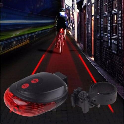 High Quality Bicycle Light 2 Lasers Night Cycling Mountain Road Bike Saddle Safety Light MTB Rear Lights Lamp Backlight 7 Mode