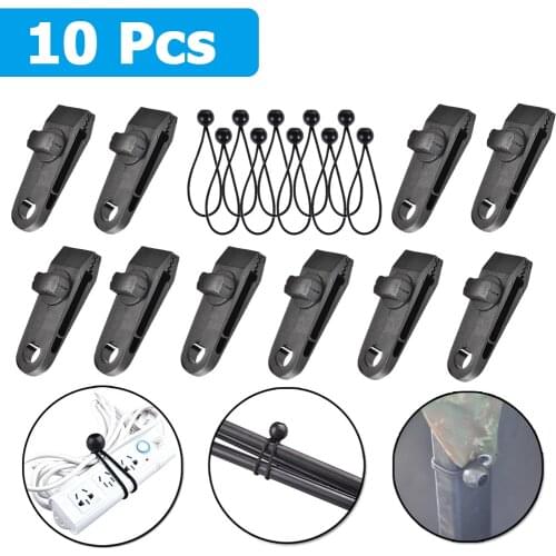 Tarp Clips Heavy Duty Lock Grip Tarp Clamps Awning Cord Clip Pool Tent Fasteners Heavy Duty Clips Holder Gust Guard Cover Clamp