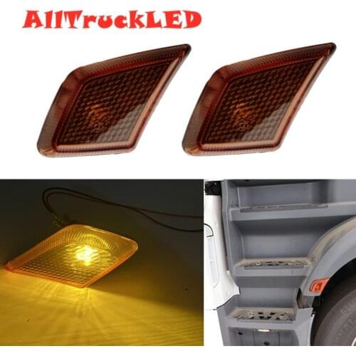 1Pc LED corner Lights For Mercedes-benz truck Arocs side markers lights Actros MP2 MP3 Truck MP4 Lights 9608201021 9608201121