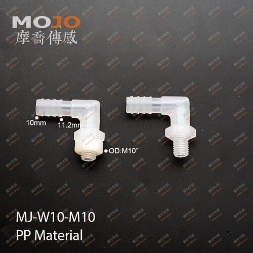 2020 Free shipping MJ-W10-M10 100 pieces Elbow male thread nipple connector