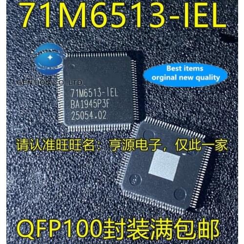5PCS 71M6513 71M6513-IEL QFP100 in stock 100% new and original