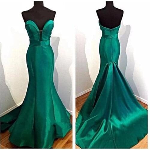 ANGELSBRIDEP Mermaid Prom Dresses Vestidos de festa Court Train Special Occasion Celebrity Evening Party Gowns Fast Delivery