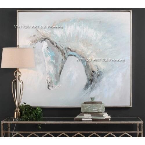 Large Abstract Canvas Art Handmade Landscape Wave Ocean Oil Painting Poster Wall Pictures For Living Room Modern No Frame