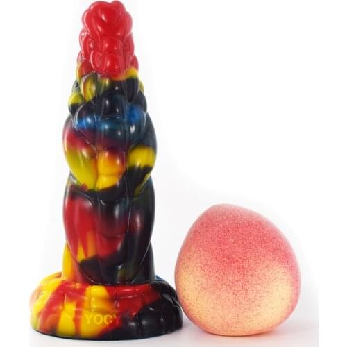 Alien Colorful Dildo Anal Sex Toys Dick Dildo Soft Silicone Butt Plug With Suction Cup Fake Penis For Women Men Sex Shop 18 BDSM