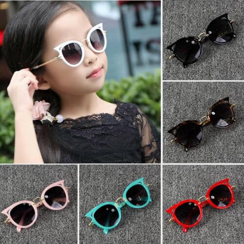 Baby Summer Accessories Kid Goggles Boy Girl Glasses Protection Outdoor Holiday Sunglasses Cat Shape Sunglasses Gifts UV400