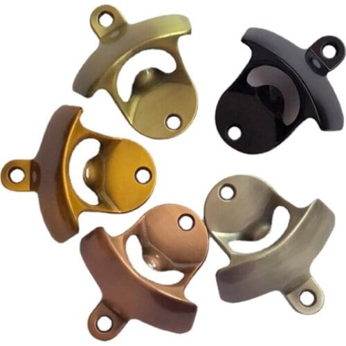Eco-Friendly Bottle Opener Wall Mounted Vintage Retro Hanging Individual Beer Opener Tools Five Colors Available Bar Accessories