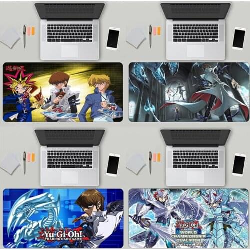 Gaming Mousepad Grande Yu-Gi-Oh! Anime Large Mouse Pad Gamer Computer Office Rubber Anti-Slip Notebook Laptop Desk Keyboard Mat