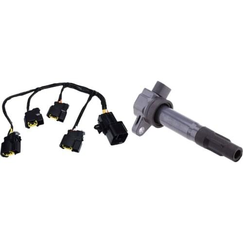 Ignition Coil Cable Plug Wire Harness for Kia Rio Soul Ceed Cerato & Ignition Coil Pack for SUZUKI Swift SX4 Grand