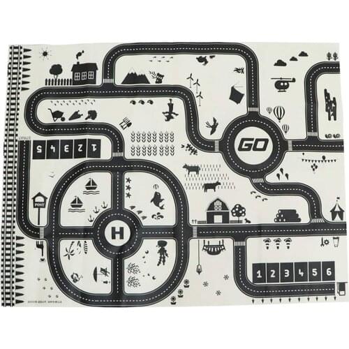 130 X 100 cm Traffic Road Baby Play Mat Floor Carpet Rug Crawling Game Toy Mat Cushion Pad Educational Playmat for Children Kids