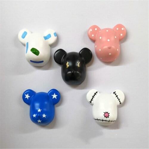 HOVFELER Bears Fridge Magnets Lovely Bear Refrigerator Magnetic Sticker Home Decoration Accessories Gift